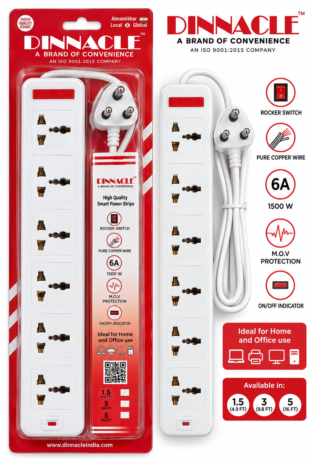 DINNACLE Smart Power Strip