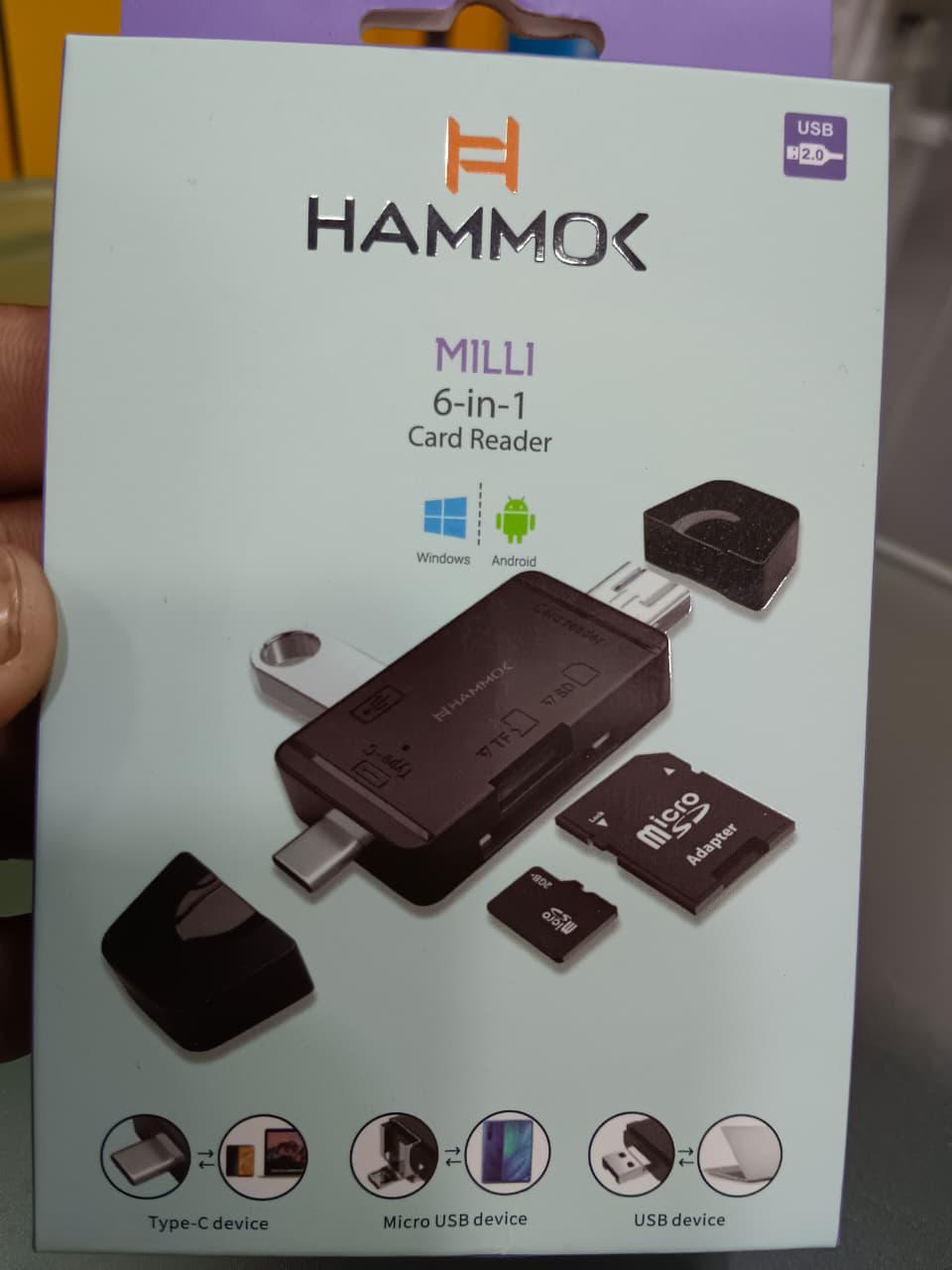 HAMMOK MILLI 6-in-1 Card Reader