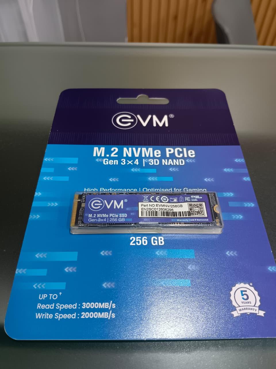 EVM 256GB M.2 NVMe PCIe SSD