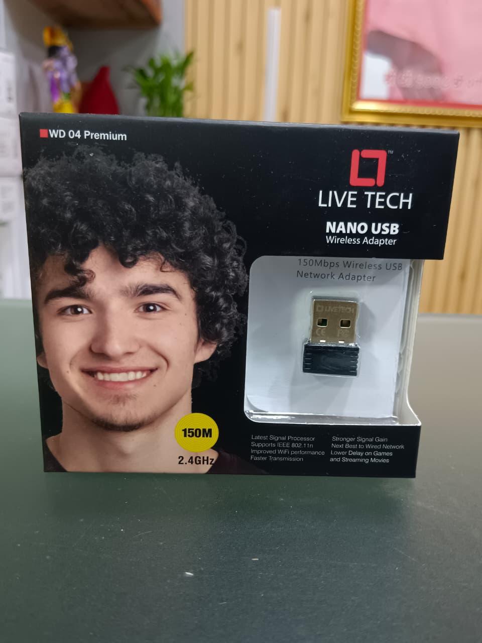 LIVE TECH WD 04 Premium Nano USB Wireless Adapter