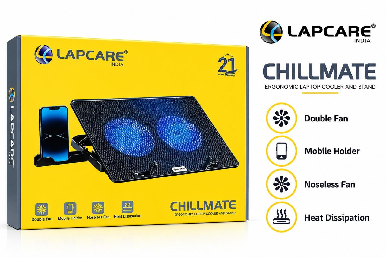 LAPCARE CHILLMATE Laptop Cooler & Stand