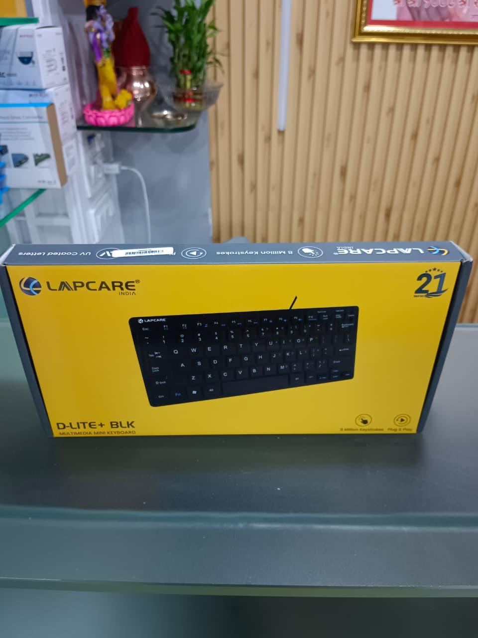 Lapcare D-Lite+ BLK Multimedia Mini Keyboard